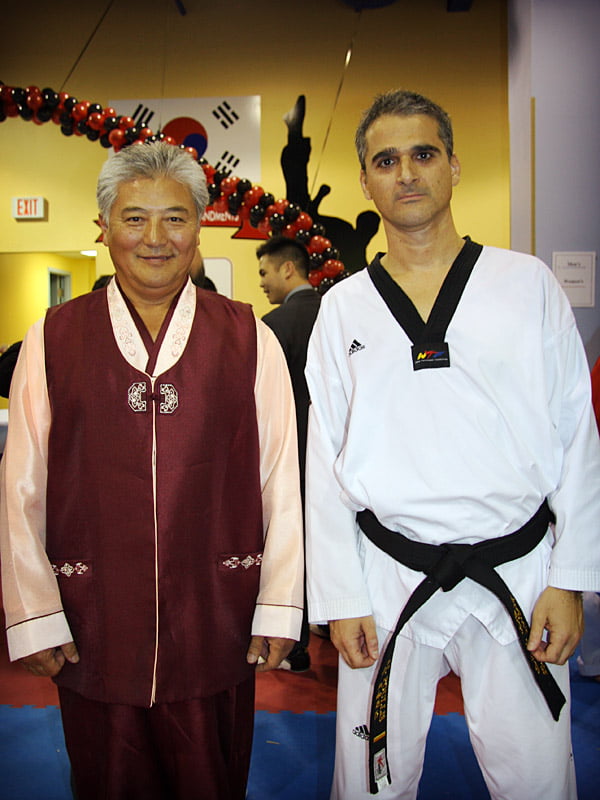 With Grand Master Kim
