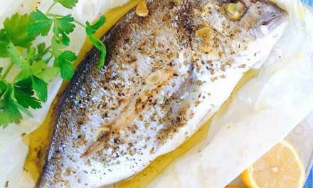 Oven baked Sea Bream (Tsipoura)